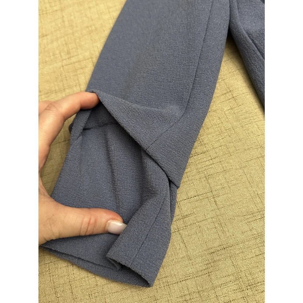 BAR 3 Blazer Womens XXS Blue Shadow Suit Separates Lined 3/4 Sleeves BAR III 2XS - Picture 11 of 12